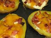 Patatas rellenas queso bacon