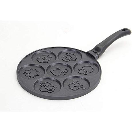 XJJ Mini Máquina para Hacer Gofress De Animales, Sartén para Panqueques, Natural, Antiadherente, Utensilios De Cocina Profesionales para Su Hogar, Sartén En Forma De Gofrera