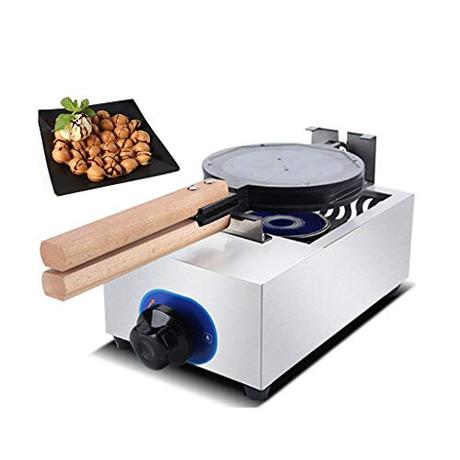 Gofreras Pastel de Huevo Máquina para Hacer Gofres de Huevo Máquina para Hacer Pan de Hojaldre con Horno Eléctrico Antiadherente Acero Inoxidable Máquina Comercial para Hornear Gofres 2800Pa De Gas Sa