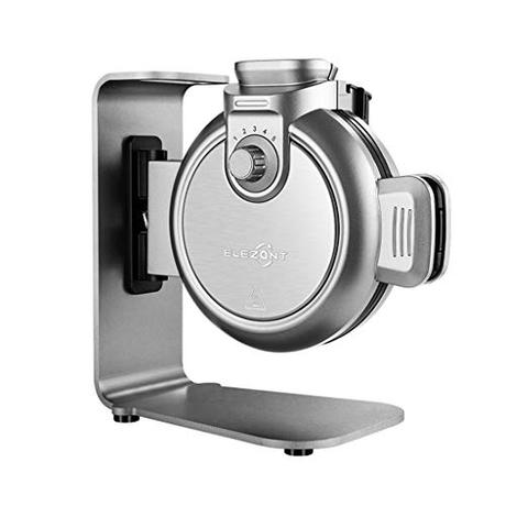 Gofreras 5 Ajuste de Temperatura Waflera Inteligente Máquina de Gofres de Aleación de Aluminio Máquina para Hacer Gofres Suspendida Moldes Simples para Hacer Gofres Sandwicheras ( Color : Silver )