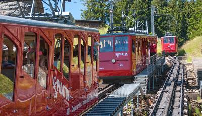 tren cremallera Pilatus Lucerna (Monte Pilatus)