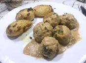 Albóndigas espinacas salsa española thermomix