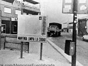 Colocación paneles informativos 1984