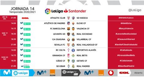 El Sevilla FC ya conoce sus horarios ante Getafe, Valladolid y Valencia