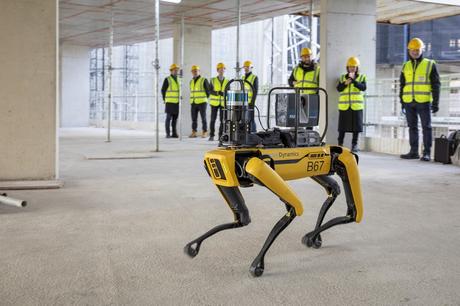 Foster + Partners colabora con Boston Dynamics para monitorear el progreso de las obras en construcción con Spot®