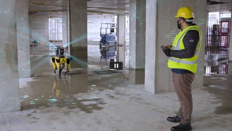 Foster + Partners colabora con Boston Dynamics para monitorear el progreso de las obras en construcción con Spot®