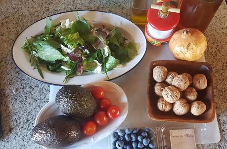 Ensalada otoñal #lunessincarne Ensalada otoñal #lunessincarne