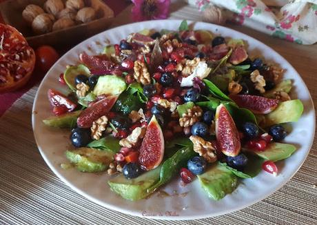 Ensalada otoñal #lunessincarne Ensalada otoñal #lunessincarne