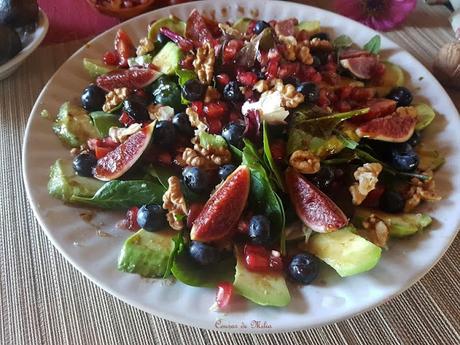 Ensalada otoñal #lunessincarne Ensalada otoñal #lunessincarne