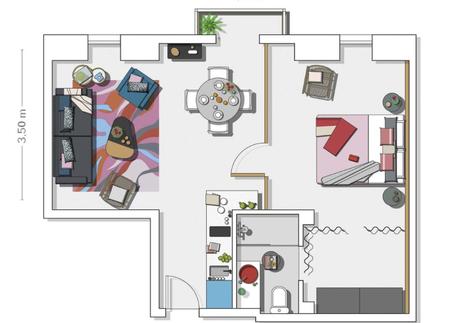 Una buhardilla de 45 m2 en Santander