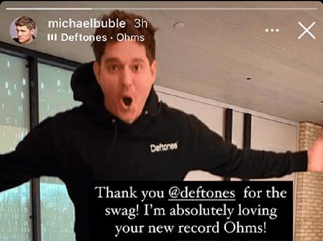 Michael Bublé: el súper fan de Deftones