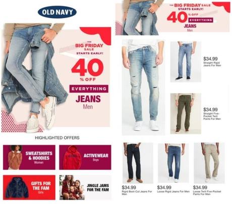 Oferta Listo salto Mejores ofertas de OLD NAVY Black Friday 2020 (+ FOLLETO) 👕👖 - Paperblog