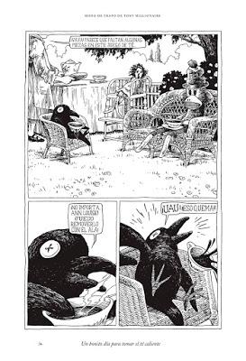 Mono de trapo, de Tony Millionaire. La juguetería mágica (en ABC Color) Mono de trapo, de Tony Millionaire. La juguetería mágica (en ABC Color)