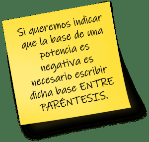 Potencias de base negativa… ¡Impostor!