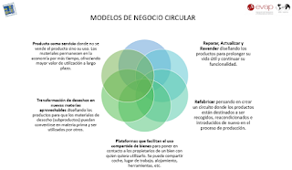 Tipos modelos de negocio circular, Economía Circular, Tcircular, Comité Economía Circular EVAP, Mercedes Herranz