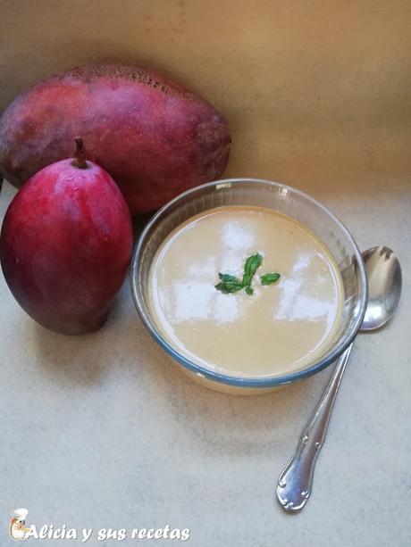 CREMA ASADA DE VERDURAS Y MANGO