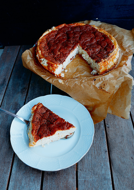 TARTA ITALIANA DE ARROZ  CON LECHE