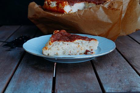 TARTA ITALIANA DE ARROZ  CON LECHE