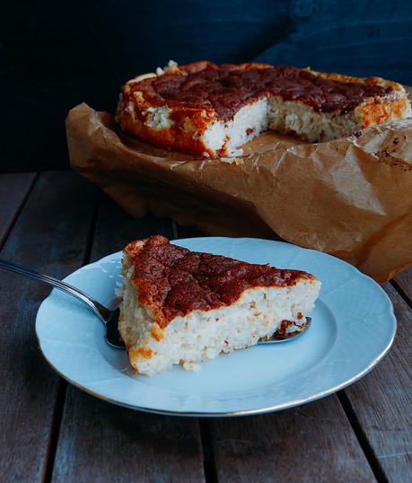 TARTA ITALIANA DE ARROZ  CON LECHE