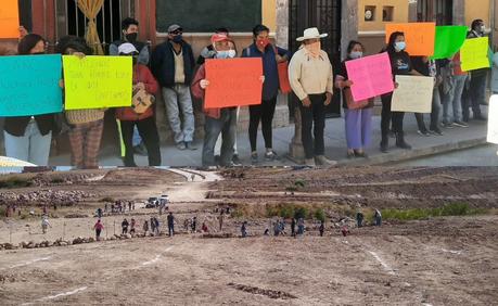 Habitantes de San Marcos Carmona denuncia despojo de tierra de fraccionadoras