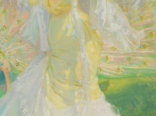 «Invitadas». mujer, arte siglo XIX.