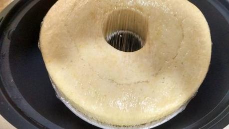 Bizcocho hecho en la vaporera de Thermomix al vapor