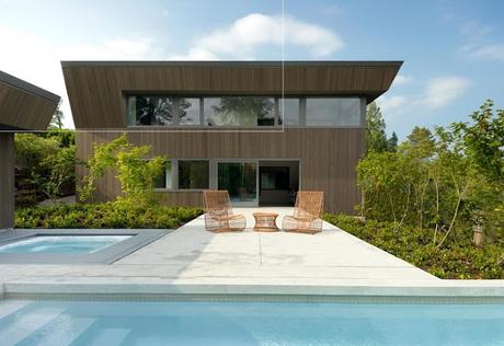 Casa Minimalista con vista al Oceano, en Vancouver