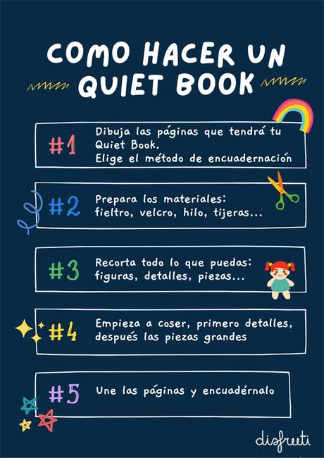 Tutorial: cómo hacer un quiet book o libro sensorial de fieltro (1)