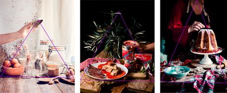 Composición de una fotografía culinaria: el triángulo