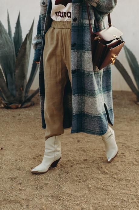 Khaki, burgundy and blue Fall Winter Essentials by Collage Vintage