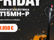 Carretillas incorpora transpaleta eléctrica ET15MH-P Black Friday