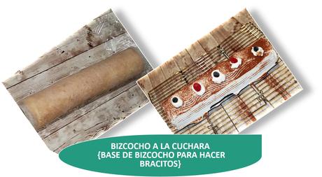 BIZCOCHO A LA CUCHARA {BASE DE BIZCOCHO PARA HACER BRACITOS}