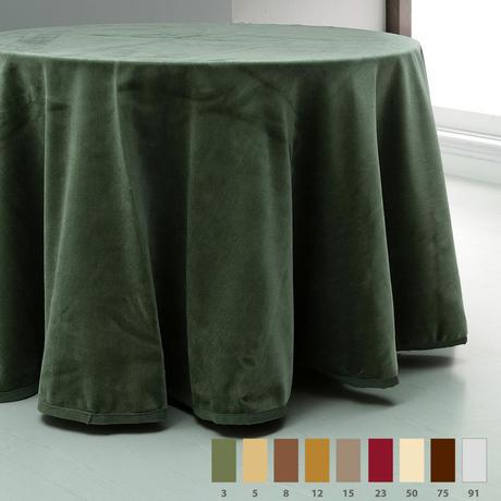 Falda Para Mesa Camilla Ovalada