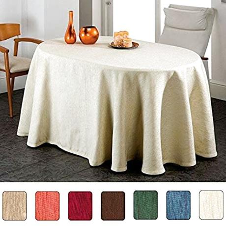 Falda Para Mesa Camilla Ovalada