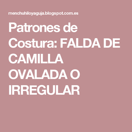 Falda Para Mesa Camilla Ovalada