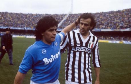 Su etapa en el Napoli fue la mejor de su carrera a nivel de clubes y coincidió con otros astros como Platini.