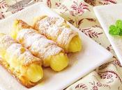 Canutillos hojaldre limón curd crema