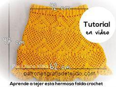 Tutoriales De Faldas Tejidas A Crochet