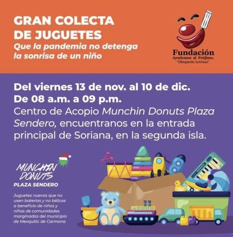 Invitan a donar juguetes para niñas y niños en marginación