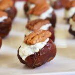 Datiles Rellenos con Queso y Nuez datiles rellenos queso azul crema nuez