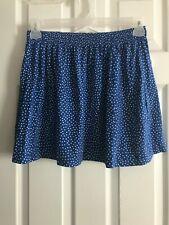 Falda Azul Lunares Zara