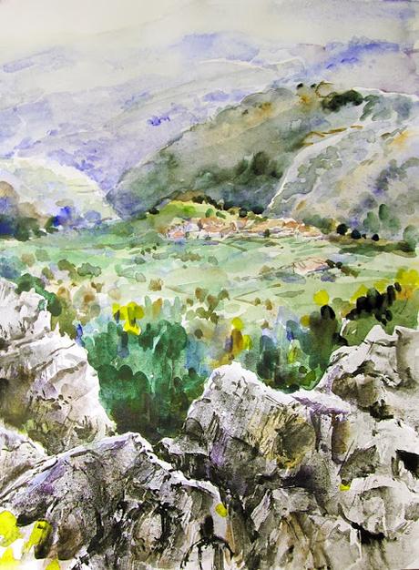 Árboles y paisajes de otoño