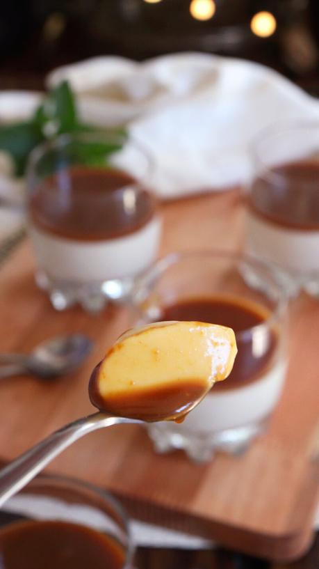 panna cotta panacota vainilla toffee caramelo