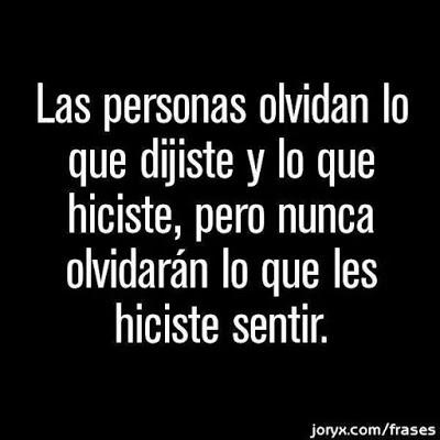 Nunca Olvidaran como los Hiciste Sentir Nunca Olvidaran como los Hiciste Sentir