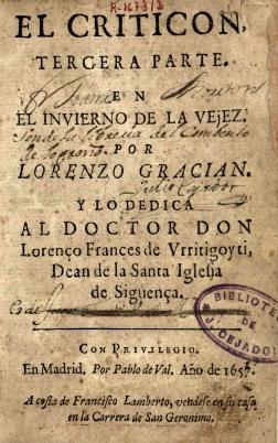 CONCEPTISMO Y AFORISMO DE BALTASAR GRACIÁN