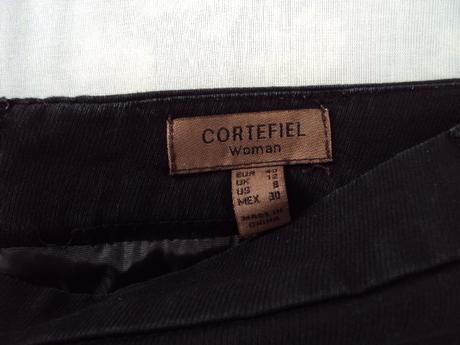 Falda Midi Blanca Cortefiel