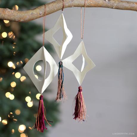 8 adornos handmade para el Árbol Navidad