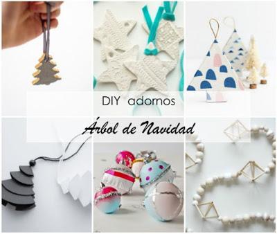 8 adornos handmade para el Árbol Navidad