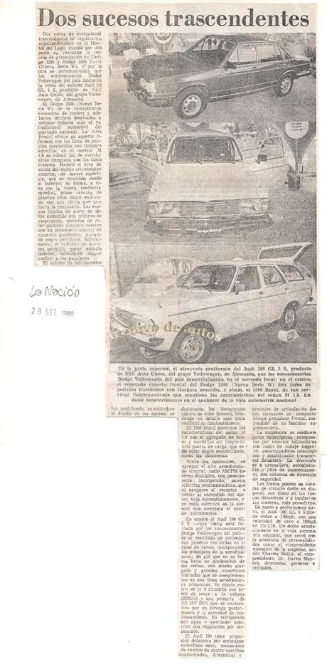 Dodge 1500 Serie W del año 1980