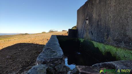 Fuente en las inmediaciones de la Collada Fancuaya